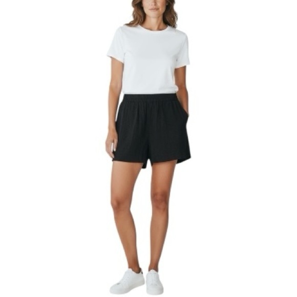 J. Crew Black Cotton 100% Cotton Shorts 6 with side pockets - Picture 9 of 9